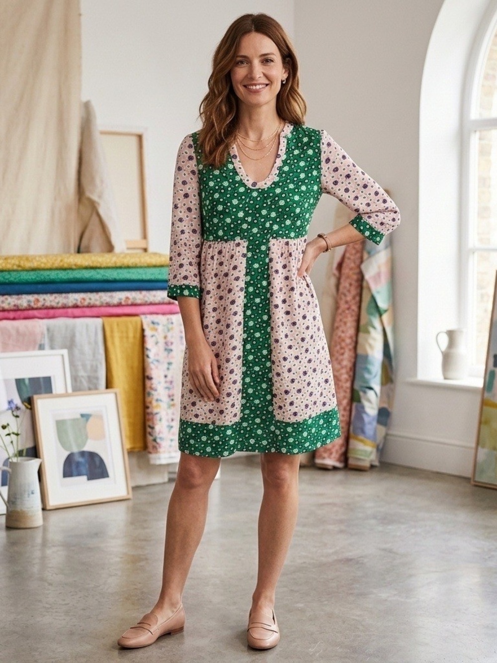 Boden Mollie Floral Dress Size 12